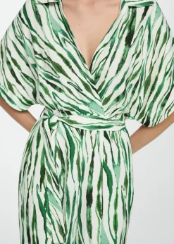 MANGO Sukienki I Kombinezony*Kombinezon z nadrukiem i kokardą