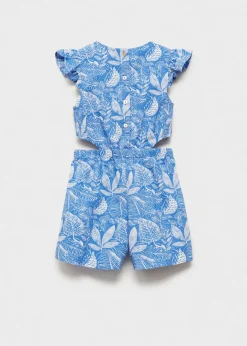 Dzieci MANGO Sukienki I Kombinezony*Kombinezon z nadrukiem i wycięciami