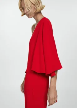 MANGO Sukienki I Kombinezony*Kombinezon z peleryną i asymetrycznym rękawem