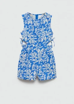 Dzieci MANGO Sukienki I Kombinezony*Kombinezon z wycięciami i nadrukiem