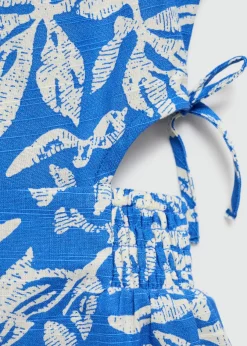 Dzieci MANGO Sukienki I Kombinezony*Kombinezon z wycięciami i nadrukiem