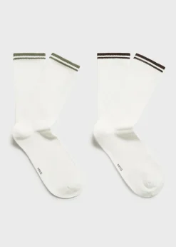 MANGO Bielizna*Komplet 2 par skarpet w pasy