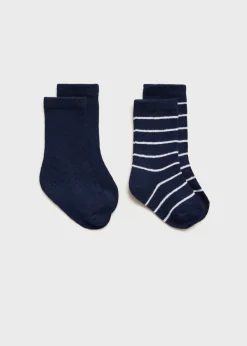 Dzieci MANGO Bielizna I Skarpetki|Akcesoria*Komplet 2 par skarpetek ze wzorem