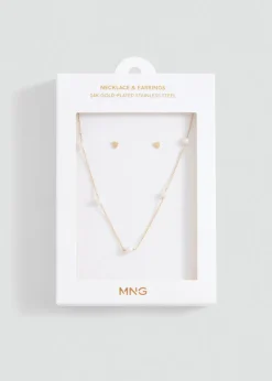 Dzieci MANGO Biżuteria*Komplet naszyjnik i kolczyki