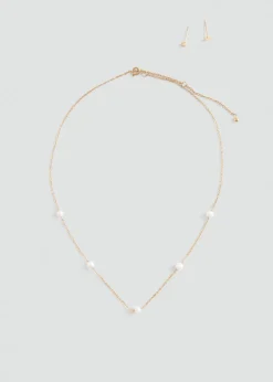 Dzieci MANGO Biżuteria*Komplet naszyjnik i kolczyki