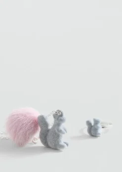 Dzieci MANGO Biżuteria|Akcesoria*Komplet naszyjnik i pierścionek