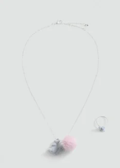 Dzieci MANGO Biżuteria|Akcesoria*Komplet naszyjnik i pierścionek