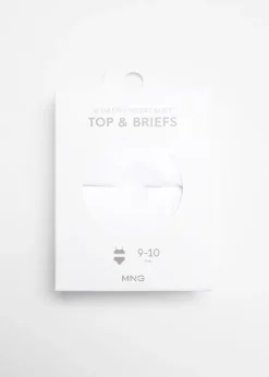 Dzieci MANGO Bielizna I Skarpetki*Komplet top i figi