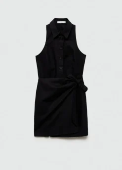 MANGO Sukienki I Kombinezony*Kopertowa sukienka koszulowa