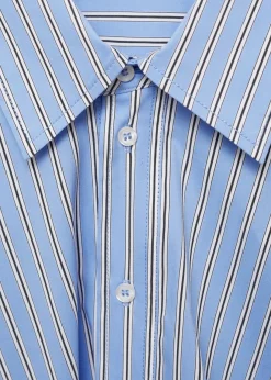 MANGO Sukienki I Kombinezony*Kopertowa sukienka koszulowa w paski