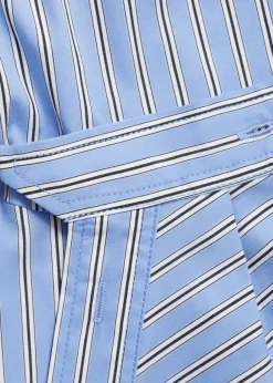 MANGO Sukienki I Kombinezony*Kopertowa sukienka koszulowa w paski