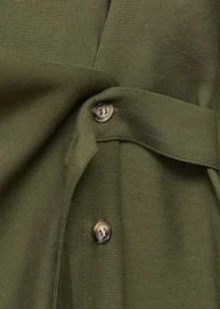 MANGO Sukienki I Kombinezony*Kopertowa sukienka koszulowa