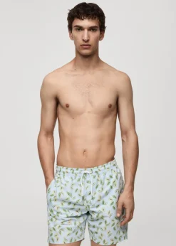 MANGO Więcej Akcesoriów*Kostium kąpielowy ze wzorem w owoce