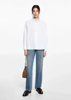 MANGO Koszule I Bluzki*Koszula bawełniana oversize