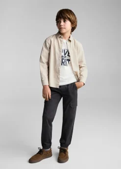 Dzieci MANGO Koszule*Koszula bawełniana regular fit