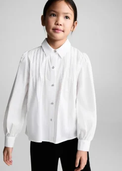 Dzieci MANGO Koszule I Bluzki*Koszula bawełniana z ozdobnymi guzikami