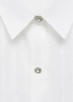 Dzieci MANGO Koszule I Bluzki*Koszula bawełniana z ozdobnymi guzikami