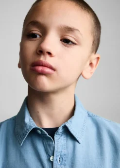 Dzieci MANGO Koszule*Koszula dżinsowa regular fit