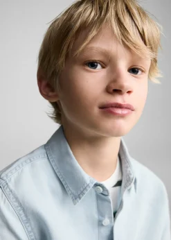 Dzieci MANGO Koszule*Koszula dżinsowa slim fit