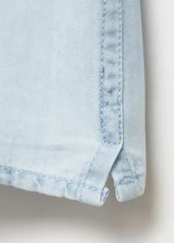 Dzieci MANGO Koszule*Koszula dżinsowa z kieszenią