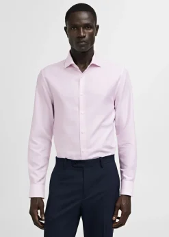 MANGO Koszule|Koszule*Koszula garniturowa slim fit z diagonalu w mikropaski