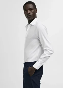 MANGO Koszule|Koszule*Koszula garniturowa slim fit z bawełny z teksturą