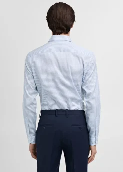 MANGO Koszule|Koszule*Koszula garniturowa slim fit z bawełny w paski