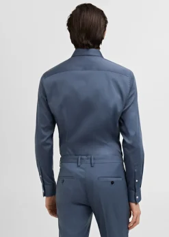 MANGO Koszule|Koszule*Koszula garniturowa slim fit z bawełny