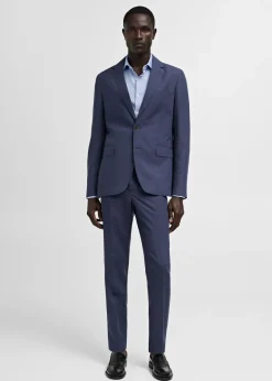 MANGO Koszule|Koszule*Koszula garniturowa slim fit z diagonalu z drobnym wzorem