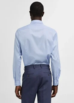 MANGO Koszule|Koszule*Koszula garniturowa slim fit z diagonalu z drobnym wzorem