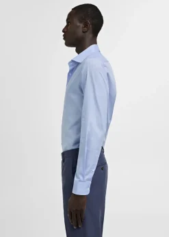 MANGO Koszule|Koszule*Koszula garniturowa slim fit z diagonalu z drobnym wzorem