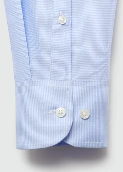 MANGO Koszule|Koszule*Koszula garniturowa slim fit z diagonalu z drobnym wzorem