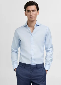MANGO Koszule|Koszule*Koszula garniturowa slim fit z teksturą