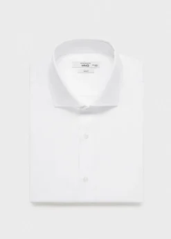 MANGO Koszule|Koszule*Koszula garniturowa slim fit z bawełny