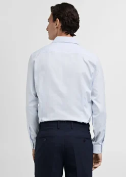 MANGO Koszule|Koszule*Koszula garniturowa slim fit z diagonalu z drobnym wzorem