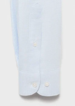 MANGO Koszule|Koszule*Koszula garniturowa slim fit z diagonalu z drobnym wzorem