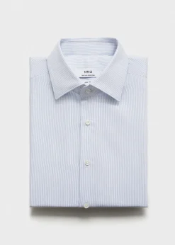 MANGO Koszule|Koszule*Koszula garniturowa z 100% bawełny w paski