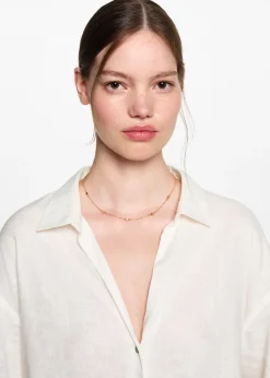 MANGO Koszule I Bluzki*Koszula lniana regular fit