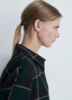 MANGO Piżamy|Piżamy*Koszula piżamowa z flaneli w kratę