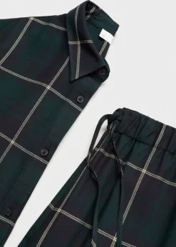 MANGO Piżamy|Piżamy*Koszula piżamowa z flaneli w kratę