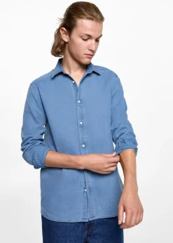 MANGO Koszule*Koszula slim fit z bawełny