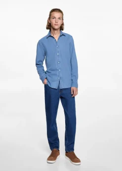 MANGO Koszule*Koszula slim fit z bawełny