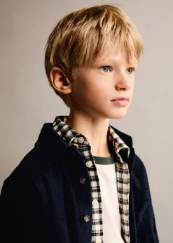 Dzieci MANGO Koszule*Koszula sztruksowa regular fit