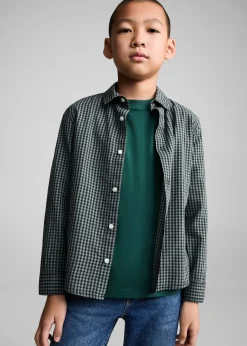 Dzieci MANGO Koszule*Koszula w drobną kratę