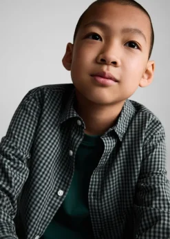 Dzieci MANGO Koszule*Koszula w drobną kratę