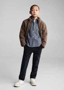 Dzieci MANGO Koszule*Koszula w drobną kratę