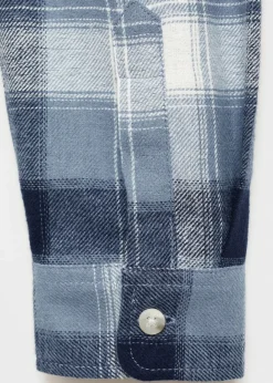 Dzieci MANGO Koszule*Koszula w kratkę z kieszenią