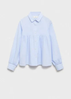 Dzieci MANGO Koszule I Bluzki*Koszula w paski z falbanką