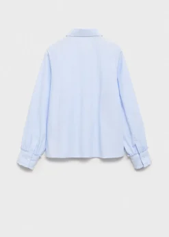 Dzieci MANGO Koszule I Bluzki*Koszula w paski z falbanką