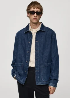 MANGO Kurtki I Koszule Wierzchnie*Koszula wierzchnia dżinsowa relaxed fit